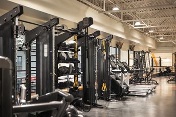 Weights & cycle room at erie recreation center